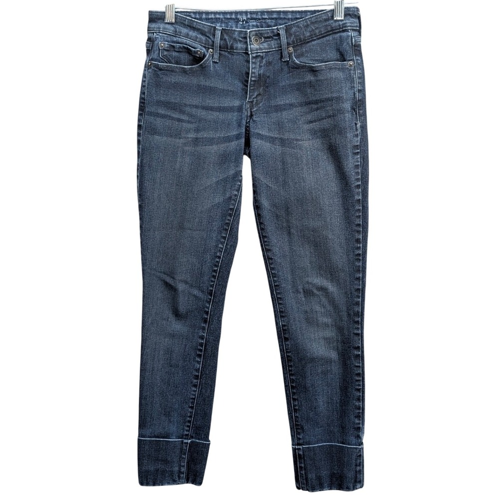 Levi's Women's Demi Curve Skinny Jeans Size 27 Dark Wash Midrise Denim Stretch - Picture 1 of 9